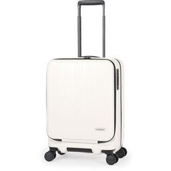 スーツケース MAXBOX（マックスボックス） 拡張タイプ 旅行日数目安：3～4泊 38L/拡張時44L フロントオープンキャリー TSAロック搭載 MX-8011-18W マットバニラ