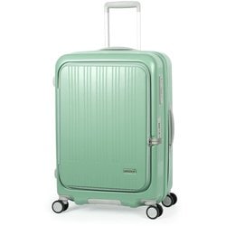 スーツケース MAXBOX（マックスボックス） 拡張タイプ 旅行日数目安：5～7泊 70L/拡張時78L フロントオープンキャリー TSAロック搭載 MX-8011-24W マットアッシュグリーン
