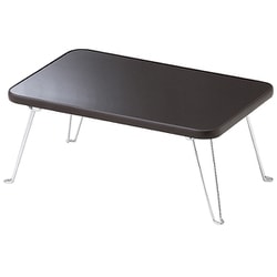 ローテーブル 折りたたみテーブル ミニ 幅45×奥行30×高さ19.5cm ブラウン 完成品 N-7835
