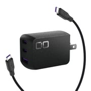 Special Edition Set NovaPort TRIO II 67W2C1A & MeshCable BK(67W出力 ACアダプター+100W対応 USB-C to Cケーブル) CIO-G67W2C1A-N2-EE-BK