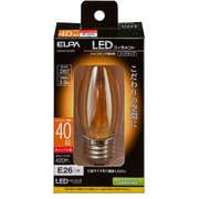 フィラメントLED電球 シャンデリアCC E26口金 40形相当 キャンドル色 LDC4CC-G-F373