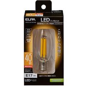 フィラメントLED電球 シャンデリアC/D E17口金 40形相当 電球色 調光器対応 LDC4CL-G-E17/D-F339