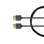 HDMIケーブル 1.0m(スリム) イーサネット対応ハイスピード HDMI to HDMIケーブル TYPEA HDC10