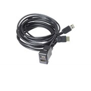USB/HDMI延長ケーブル トヨタ/ダイハツ専用 USB/HDMIポート USB入力ポート 2m USB2.0 ハイスピードHDMI 薄型コネクター (アルパインナビ対応) USB10A