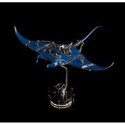 極械海神計画 組み立て式 3Dメタルパズルキット メカマンタ 塗装版 青 [立体パズル]