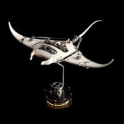 極械海神計画 組み立て式 3Dメタルパズルキット メカマンタ 塗装版 白 [立体パズル]
