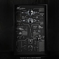 JX極械海神計画 01 3Dメタルパズル メカマンタ ブルー ヨドバシ.com - ジョイエクストリーム 極械海神計画 組み立て式