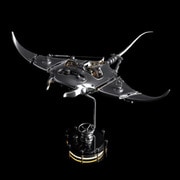 極械海神計画 組み立て式 3Dメタルパズルキット メカマンタ 原色版 [立体パズル]