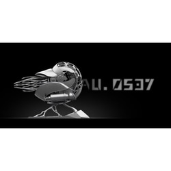 JX極械海神計画 01 3Dメタルパズル メカマンタ ブルー 極械海神計画-01 組み立て式 メカマンタ(塗装版)青[ワンダー