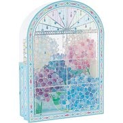 初夏カード 透明素材窓の奥にアジサイ 484369
