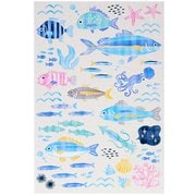 サマーカード ポストカード 魚いっぱい 687529