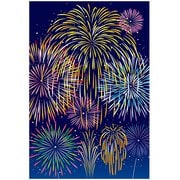 サマーカード ポストカード 花火 688908