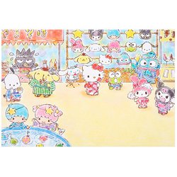 サマーカード ポストカード サンリオキャラクターMX 縁日 384747