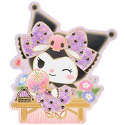 サマーカード クロミ 型抜き 縁台に座る 687456