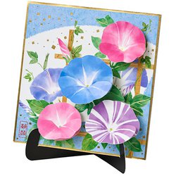 サマーカード 朝顔色紙 687677