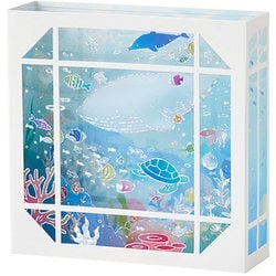 サマーカード 白枠に海の生き物 687758