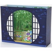 サマーカード 丸窓夏の日本庭園 689475