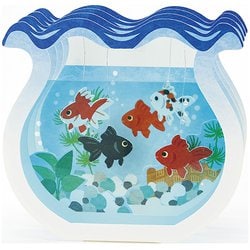 サマーカード 金魚鉢 110591