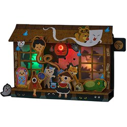 サマーカード 音と光付き おばけの家 687821