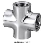砲金クロス(青銅) Rc1/2 バフ・メッキ付 OT-183MB