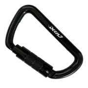 カラビナ ツイストロック耐荷重400kg ブラック DNJCBLK
