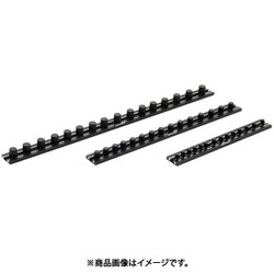 マグネットソケットレール300mm 1/2sq 12pcs DNJMR12BK12C
