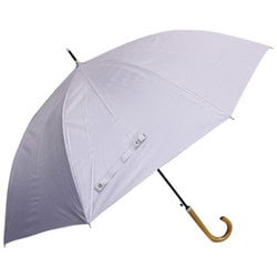 日傘 長傘 晴雨兼用 無地・木手元 60cm ジャンプ式 一級遮光 内側黒コーティング加工 UPF50＋ パープル 2132PP