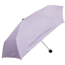 日傘 折りたたみ傘 晴雨兼用 ミニ 無地・強風対応 55cm 手開き式 一級遮光 内側黒コーティング加工 UPF50＋ パープル 5277PP