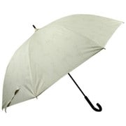 日傘 長傘 婦人用 晴雨兼用 ラインフラワー 47cm 手開き式 一級遮光 内側黒コーティング加工 UV99.9%カット UPF50+ オフ白 6697OF