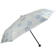 折りたたみ傘 婦人用 晴雨兼用 ホッピングフラワー 50cm 手開き式 一級遮光 グレー 6692GY
