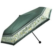 折りたたみ傘 婦人用 晴雨兼用 レモネード 50cm 手開き式 一級遮光 グリーン 6701GY
