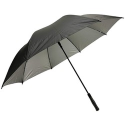 日傘 スポーツ観戦用パラソル A-Jump 75cm ジャンプ式 UV99.9％カット 遮光率99.5％以上 UPF50＋ オールグラスファイバ- ブラック 6729BK