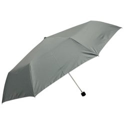 折りたたみ傘 晴雨兼用 ユニセックス ラージサイズ無地 60cm 手開き式 一級遮光 内側黒コーティング加工 UV99.9％カット UPF50＋ 強風対応 グレー 6731GY