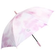 子供用傘 晴雨兼用 ベビーマーブリング 55cm ジャンプ式 一級遮光 ピンク 6678PK