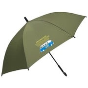 子供用傘 晴雨兼用 ナイスバケーション 58cm ジャンプ式 一級遮光 カーキ 6679KK