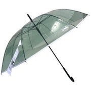 ビニール傘 無地・パイピングUNB 65cm ジャンプ式 グリーン 3401GR