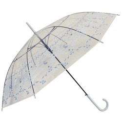 長傘 POE プリザーブドフラワー 58cm ジャンプ式 グラスファイバー骨（親骨） 2143
