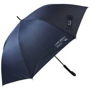 長傘 A-Jump 無地 65cm ジャンプ式 強風対応 ネイビー 3402NV