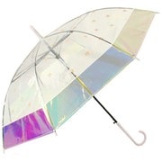 子供用傘 オーロラビニール切継ぎ トイプードル 58cm ジャンプ式 1423