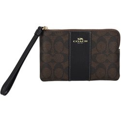 ♡レア♡ （新品未使用）✨ COACH✨ポーチ 未使用】COACH コーチ ポーチ ブラウン レザー クラッチバッグ