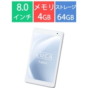 タブレットPC/8型/T606/メモリ 4GB/ストレージ 64GB/Android 14/ホワイト TE08D1M64-KV1W