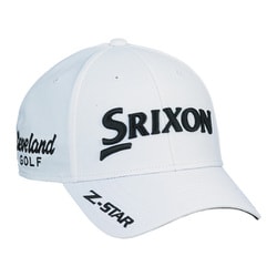 ゴルフキャップ メンズ SRIXON キャップ フリーサイズ（56～60cm） ベルト式 ホワイト/ブラック SMH5150X