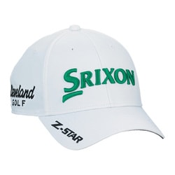 ゴルフキャップ メンズ SRIXON キャップ フリーサイズ（56～60cm） ベルト式 ホワイト/グリーン SMH5150X