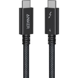 Anker Prime USB-C ＆ USB-C ケーブル Thunderbolt 4 （240W, 40Gbps） 1.0m ブラック A84N0011