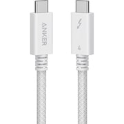 Anker Prime USB-C & USB-C ケーブル Thunderbolt 4 (240W, 40Gbps) 1.0m ホワイト A84N0021