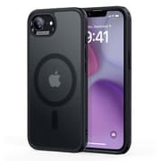 iPhone 16e専用マグネット対応ケース HaloLock Classic Hybrid Case, Compatible with iPhone 16e_Frosted Black 1A84200302
