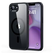 iPhone 16e専用マグネット対応ケース HaloLock Classic Hybrid Case, Compatible with iPhone 16e_Clear Black 1A84200202