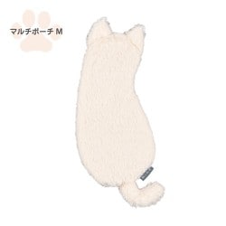 NNS-MP02WH [ねこのせ マルチポーチM 白ペルシャ]