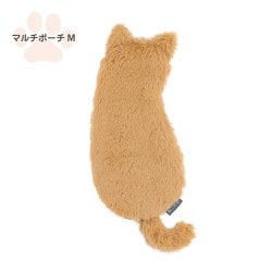 NNS-MP02BR [ねこのせ マルチポーチM 茶トラ]