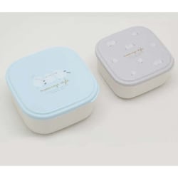 シール容器 弁当箱 2個セット 抗菌 Ag シマエナガ SEN 360ml 550ml 電子レンジ対応 入れ子式 幅12×奥行12×高さ5.8cm 日本製 SSP-22